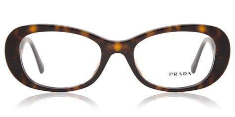 Prada PR 09PVA Asian Fit 2AU1O1 Eyeglasses in Tortoiseshell 